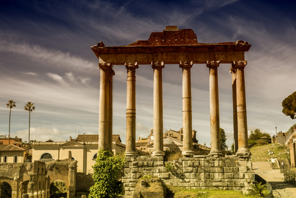 Kapitel 21 - Unsterbliche Antike, Rom Säulen Forum Romanum